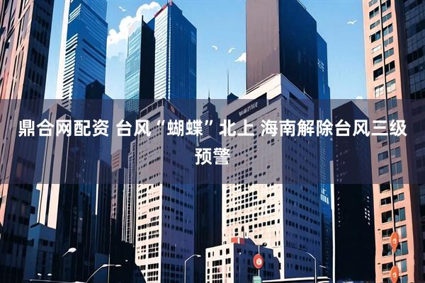 鼎合网配资 台风“蝴蝶”北上 海南解除台风三级预警