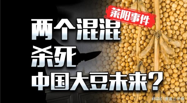 恒瑞易配 两个混混让中国大豆永远无法自给自足？莱阳事件到底咋回事？