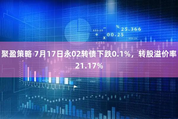 聚盈策略 7月17日永02转债下跌0.1%，转股溢价率21.17%